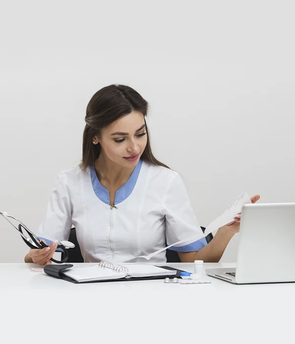 Practitioner doing medical billing in New jersey