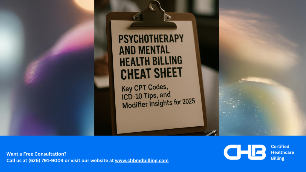 CPT Codes of Mental Health