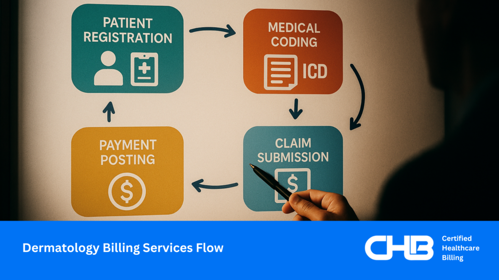 Dermatology Billing Services Flow pic