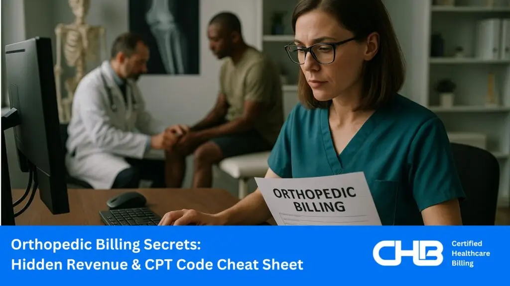 Orthopedic Billing sheet